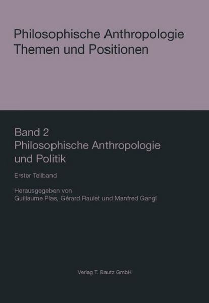 Produktbild: Philosophische Anthropologie und Politik