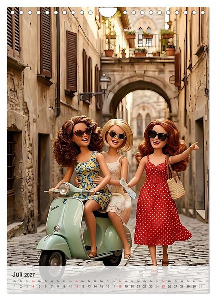Produktbild: Fabulous Dolls &ndash; Im Hier und Jetzt (Wandkalender 2027 DIN A4 hoch), CALVENDO Monatskalender