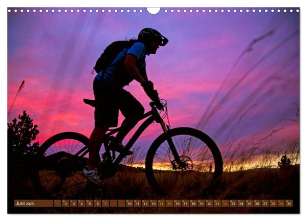 Produktbild: Mountainbike - Über Stock und Stein: Edition Funsport (Wandkalender 2025 DIN A3 quer), CALVENDO Monatskalender