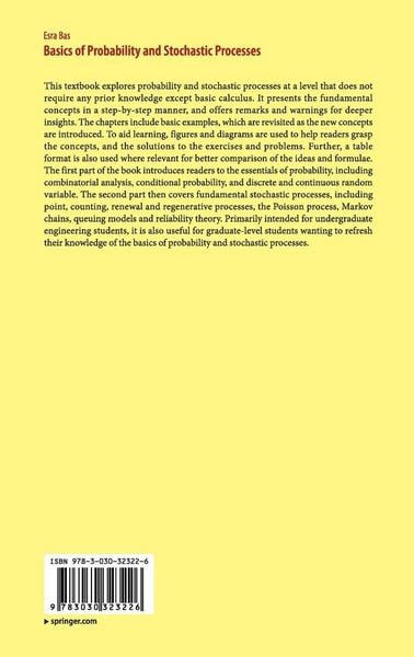 Produktbild: Basics of Probability and Stochastic Processes