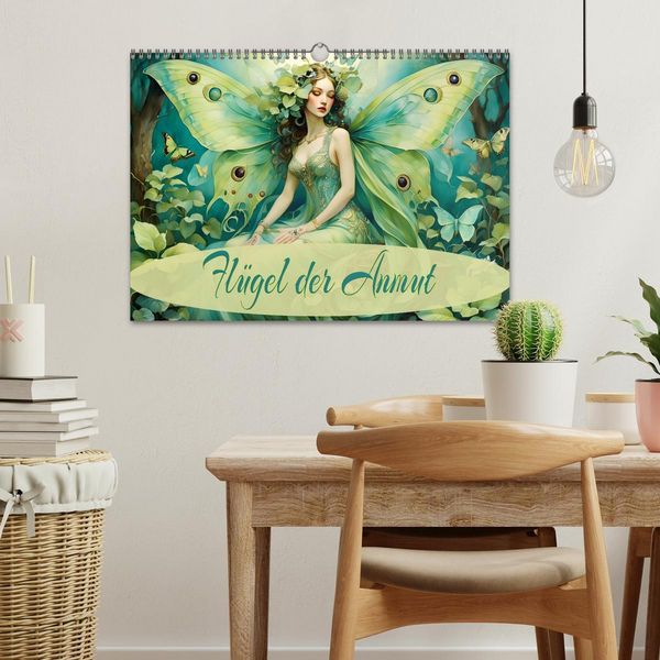Produktbild: Fl&uuml;gel der Anmut (Wandkalender 2026 DIN A3 quer), CALVENDO Monatskalender