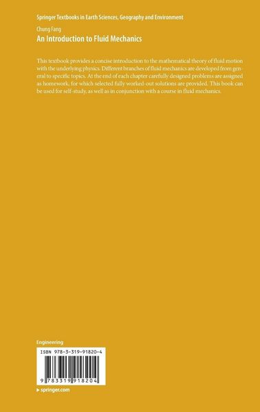 Produktbild: An Introduction to Fluid Mechanics