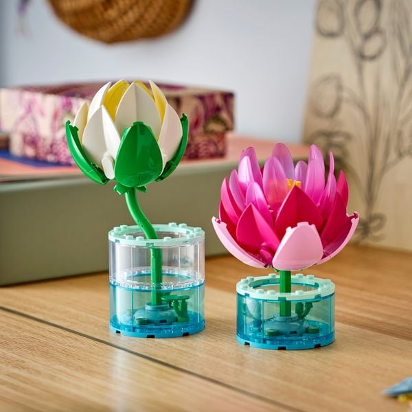 Produktbild: LEGO Botanicals 11511 Seerosen, Kinderzimmer Deko zum Bauen