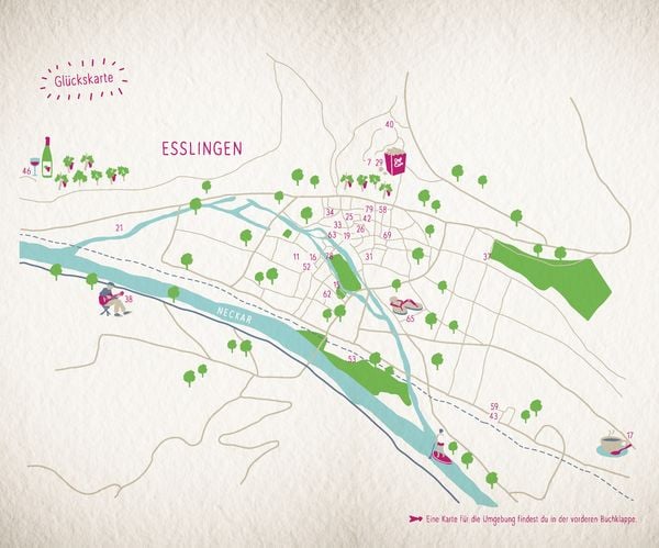 Produktbild: Glücksorte in und um Esslingen