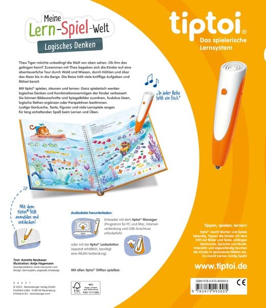 Tiptoi® Meine Lern-Spiel-Welt - Logisches Denken