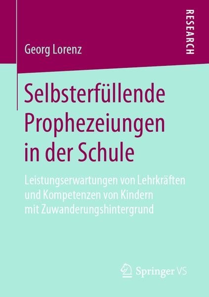 Produktbild: Selbsterf&uuml;llende Prophezeiungen in der Schule