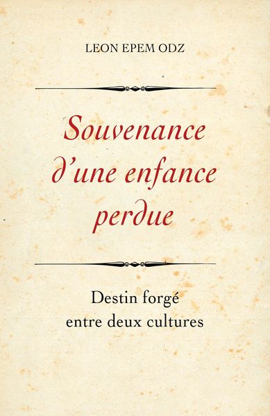 Produktbild: Souvenance d'une enfance perdue