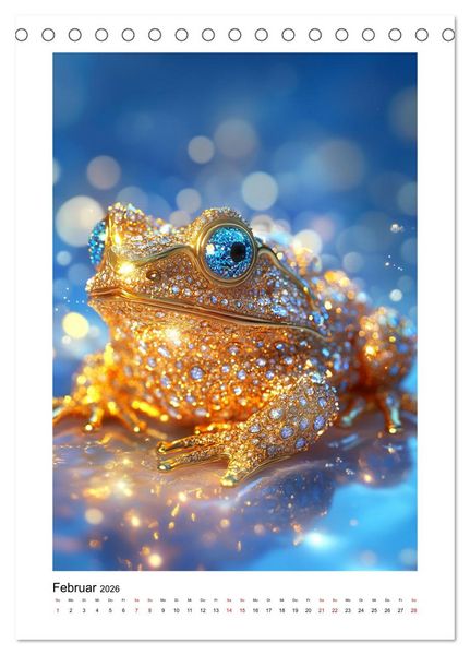 Produktbild: Wildnis Royale (Tischkalender 2026 DIN A5 hoch), CALVENDO Monatskalender