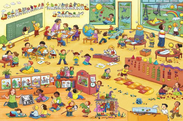 Produktbild: My Big Wimmelbook&reg;-A Day at School