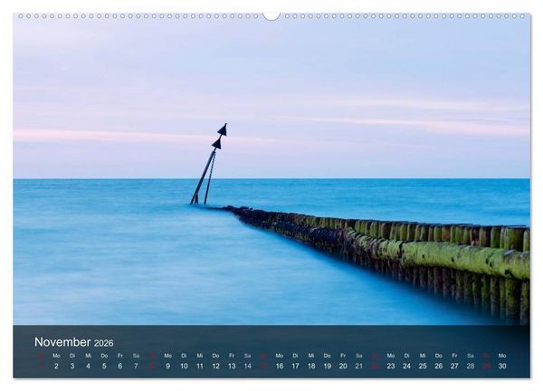 Produktbild: Wangerooge &ndash; Eine Perle in der Nordsee. (Wandkalender 2026 DIN A2 quer), CALVENDO Monatskalender