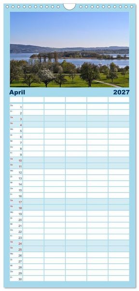 Produktbild: Familienplaner 2027 - Zauberhafter Westlicher Bodensee mit 5 Spalten (Wandkalender, 21 x 45 cm) CALVENDO