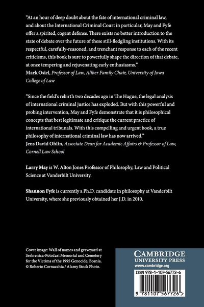 Produktbild: International Criminal Tribunals