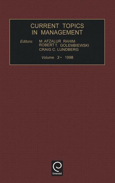 Produktbild: Current topics in management