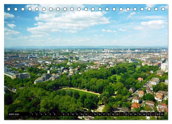 Produktbild: Gr&uuml;nes Mannheim (Tischkalender 2026 DIN A5 quer), CALVENDO Monatskalender