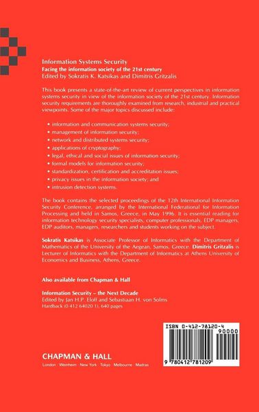 Produktbild: Information Systems Security