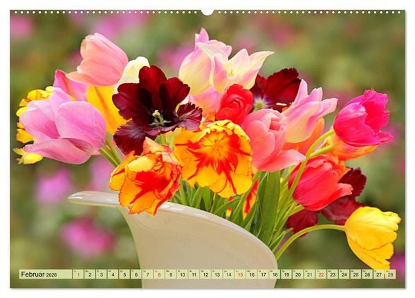 Produktbild: Tulpen. Zauberhafte Bl&uuml;tenpracht (Wandkalender 2026 DIN A2 quer), CALVENDO Monatskalender