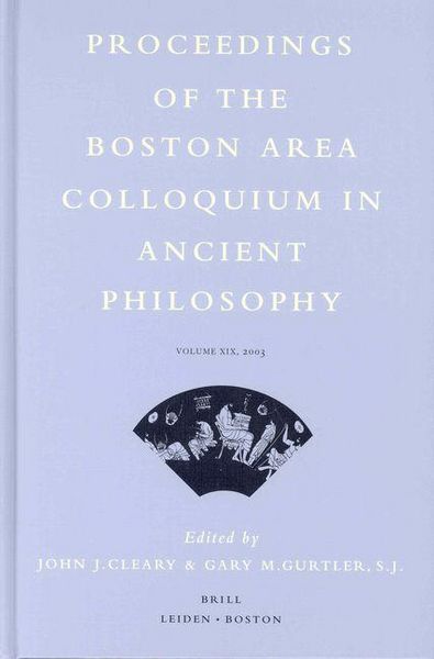 Produktbild: Proceedings of the Boston Area Colloquium in Ancient Philosophy