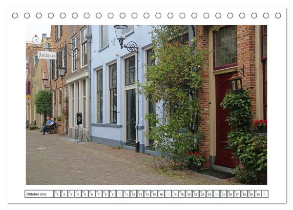 Produktbild: Hollands alte Hansest&auml;dte (Tischkalender 2026 DIN A5 quer), CALVENDO Monatskalender