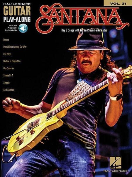 Produktbild: Santana - Guitar Play-Along Vol. 21 Book/Online Audio