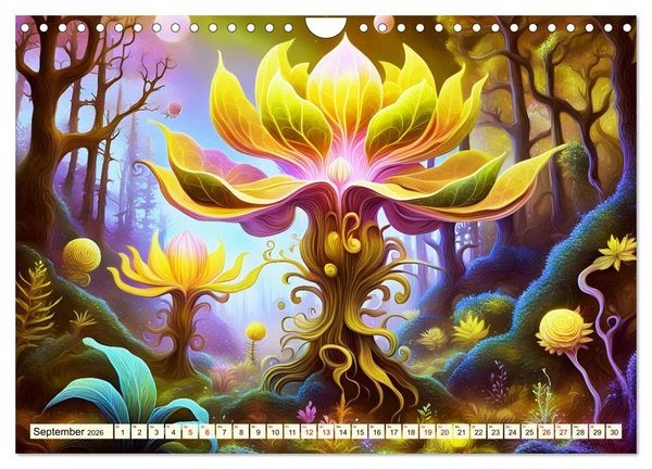 Produktbild: Pflanzenkosmos - Pflanzen wie aus einer anderen Welt (Wandkalender 2026 DIN A4 quer), CALVENDO Monatskalender