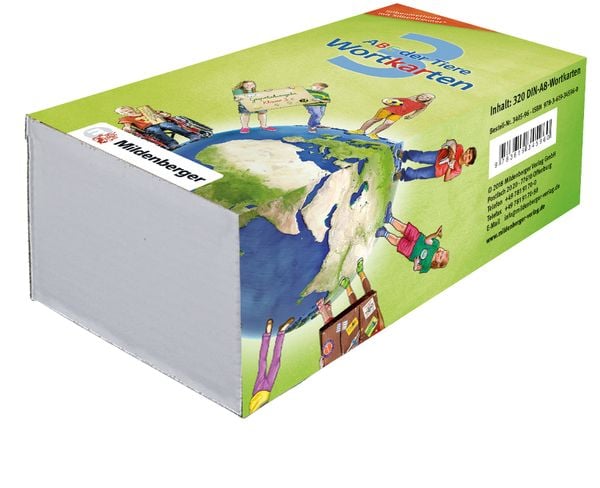 Produktbild: ABC der Tiere 3 &ndash; Wortkarten in 5-F&auml;cher-Lernbox