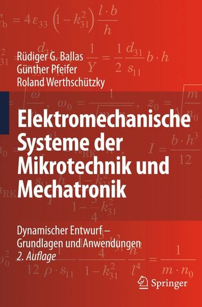 Produktbild: Elektromechanische Systeme der Mikrotechnik und Mechatronik