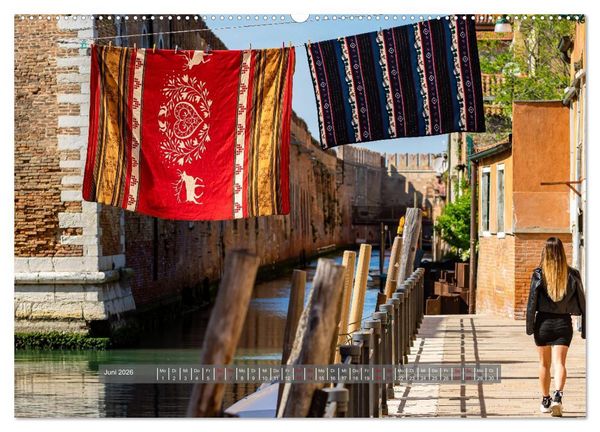 Produktbild: Sehnsuchtsort Venedig 2026 (Wandkalender 2026 DIN A2 quer), CALVENDO Monatskalender