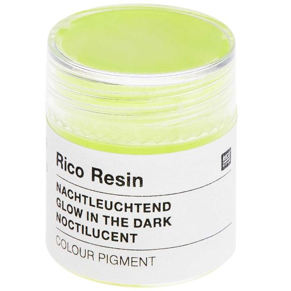 Produktbild: Farbpigment f&uuml;r Resin, Neon Gelb, nachtleuchtend, 3g