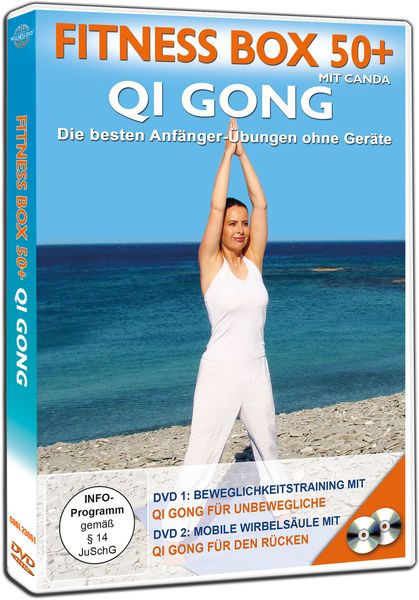 Produktbild: Fitness Box 50+ Qi Gong - Die besten Anf&auml;nger-&Uuml;bungen ohne Ger&auml;te [2 DVDs]