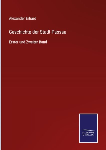 Produktbild: Geschichte der Stadt Passau