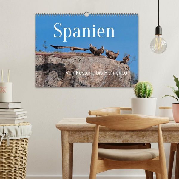 Produktbild: Von Festung bis Flamenco (Wandkalender 2026 DIN A3 quer), CALVENDO Monatskalender