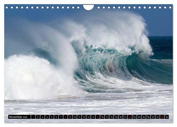 Produktbild: Hawai'i Wellen (Wandkalender 2026 DIN A4 quer), CALVENDO Monatskalender