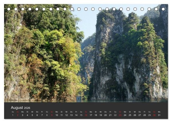 Produktbild: Thailand - exotisch und faszinierend (Tischkalender 2026 DIN A5 quer), CALVENDO Monatskalender