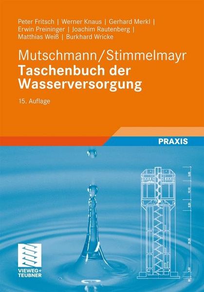 Produktbild: Mutschmann/Stimmelmayr - Taschenbuch der Wasserversorgung