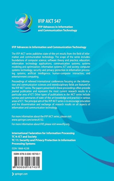 Produktbild: Privacy and Identity Management. Fairness, Accountability, and Transparency in the Age of Big Data