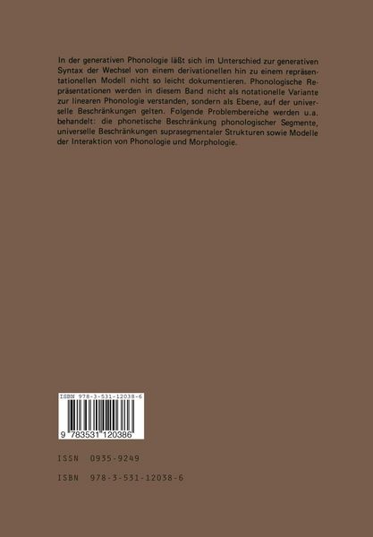 Produktbild: Phonologie