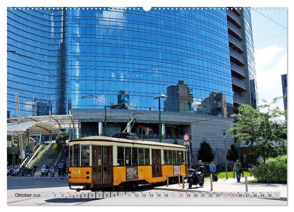 Produktbild: Neue Architektur in Mailand (hochwertiger Premium Wandkalender 2026 DIN A2 quer), Kunstdruck in Hochglanz