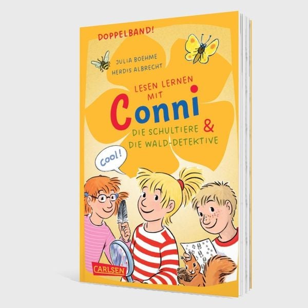 Produktbild: Lesen lernen mit Conni: Doppelband. Enth&auml;lt die B&auml;nde: Conni und die Schultiere / Conni und die Wald-Detektive