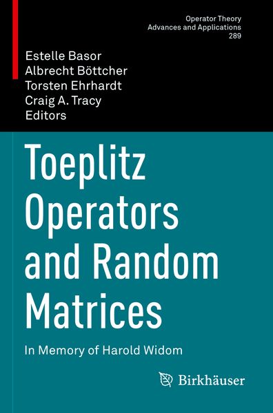 Produktbild: Toeplitz Operators and Random Matrices