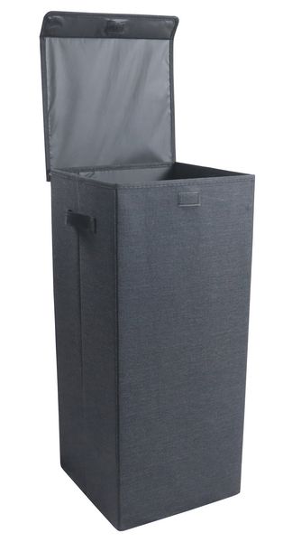 Produktbild: W&auml;schekorb W&auml;schebox Stoffbox mit Deckel Dreso L