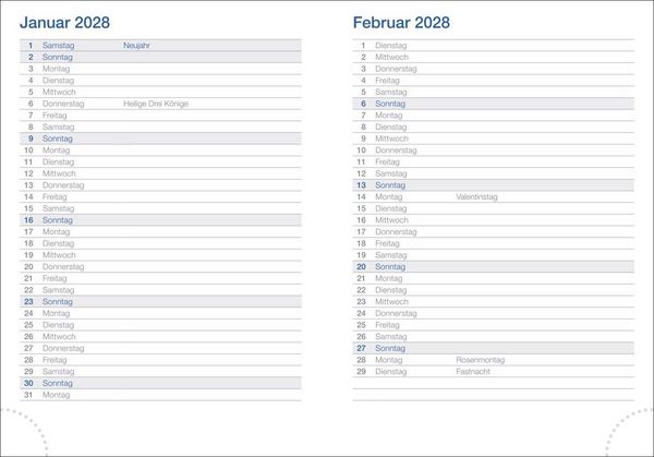 Produktbild: Tages-Cheftimer A6, petrol 2027