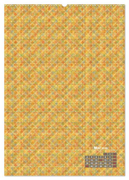 Produktbild: Tapetendesigns &ndash; Strukturen, Muster und Bastelvorlagen (hochwertiger Premium Wandkalender 2026 DIN A2 hoch), Kunstdruck in Hochglanz