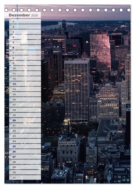 Produktbild: New York - Manhattan (Tischkalender 2026 DIN A5 hoch), CALVENDO Monatskalender