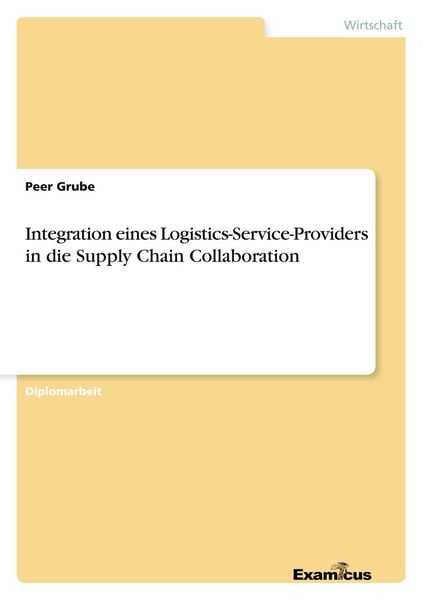 Produktbild: Integration eines Logistics-Service-Providers in die Supply Chain Collaboration