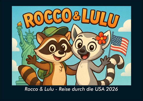 Rocco & Lulu - Reise durch die USA 2026 Fotokalender DIN A4