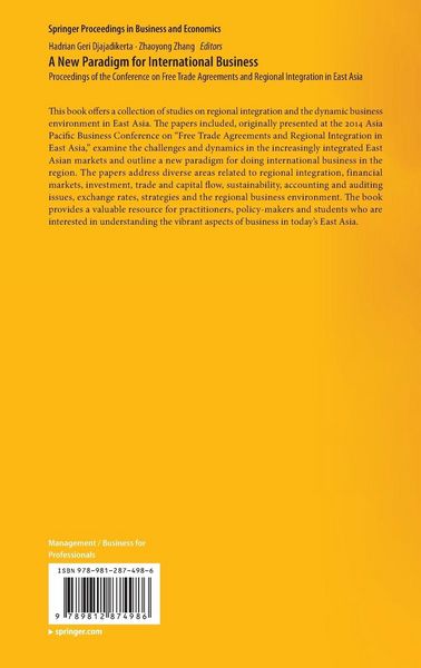 Produktbild: A New Paradigm for International Business
