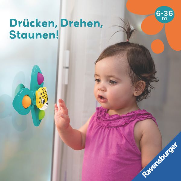 Produktbild: Play+ Pop-it Spinner: Leopard - ab 6 Monate