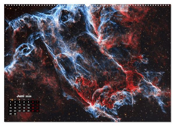 Produktbild: InfinityAstro - die Unendlichkeit im Bild - Astrofotos von Roland Schliessus (hochwertiger Premium Wandkalender 2026 DIN A2 quer), Kunstdruck in Hochglanz