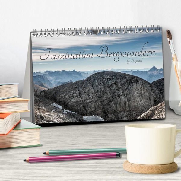 Produktbild: "Bergpixel" Faszination Bergwandern (Tischkalender 2026 DIN A5 quer), CALVENDO Monatskalender