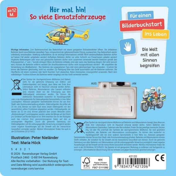 Produktbild: H&ouml;r mal hin - Tat&uuml;tata! Wer kommt denn da? Einsatzfahrzeuge